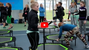 Sky Jumping на конвенции NIKE, Киев 2015